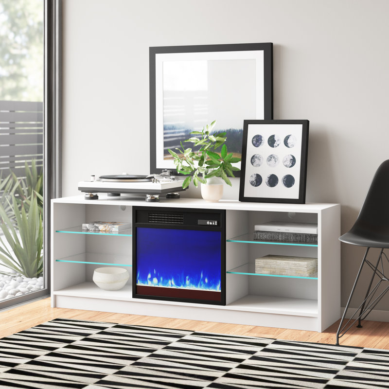 Orren Ellis Wrightson TV Stand for TVs up to 65" with Fireplace